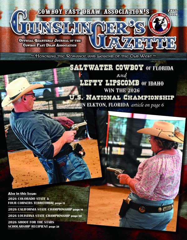 Gunslingers Gazette_Fall 2026_cover