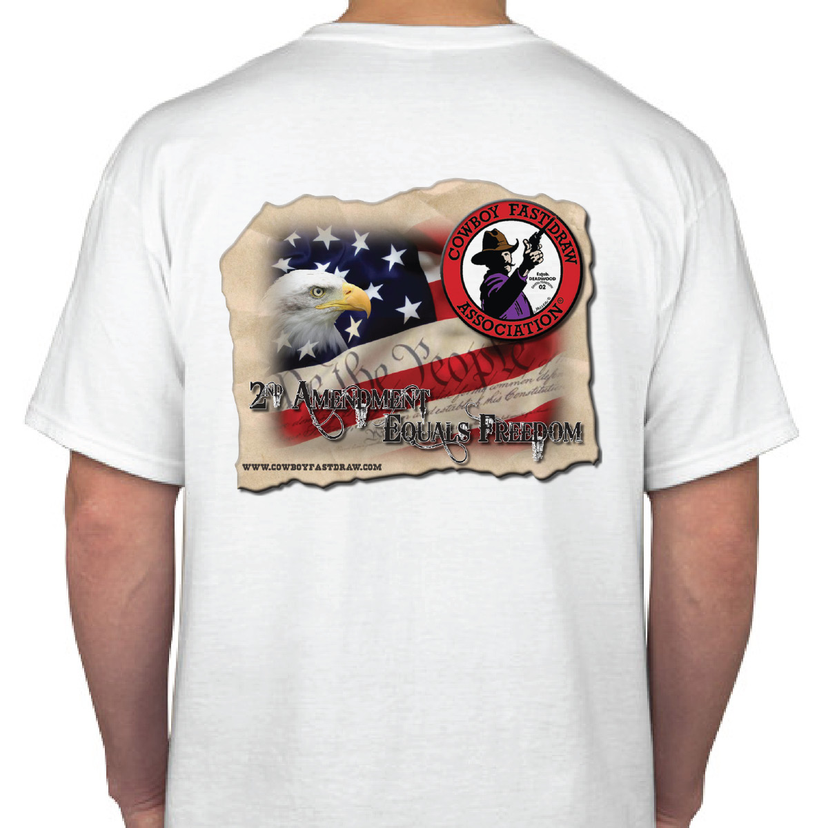 CFDA "2nd Amendment Equals Freedom" T-Shirt-0