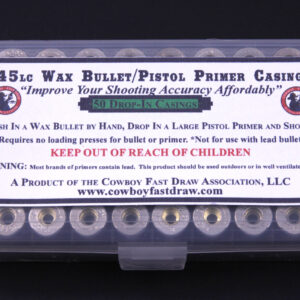 M.) .45 Wax Bullet Brass (Large Pistol Primer Drop-In) 50ct-0